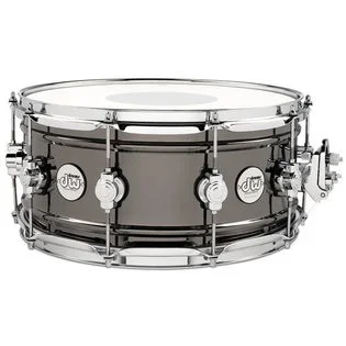 DW Design Series Black Nickel Over Brass Snare Drum – 14×6.5