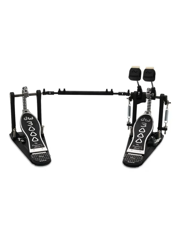 DW Drums 3000 Series Dual-Chain Drive Double Bass Drum Pedal