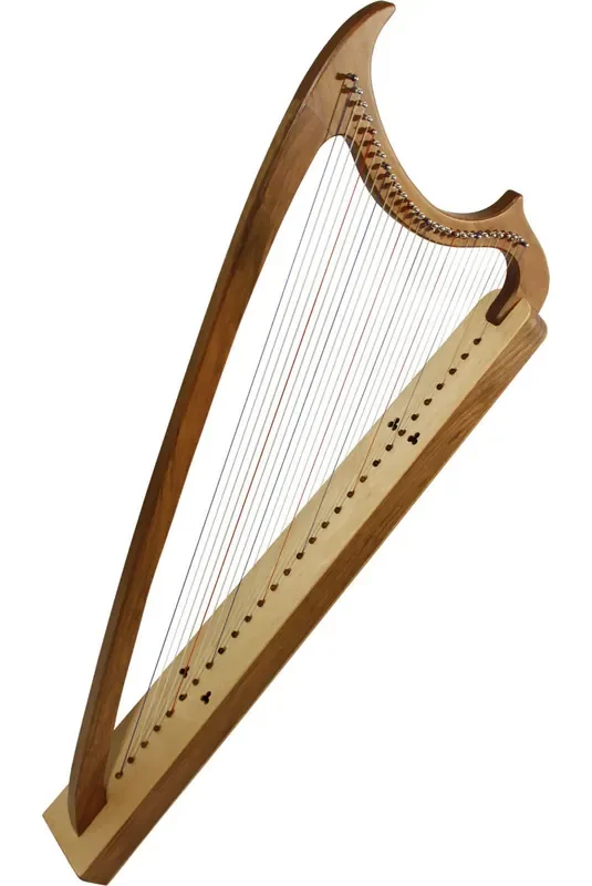 Early Music Shop 29-String Gothic Harp – Walnut