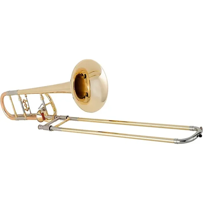 Edwards T-350-HB Custom Series F-Attachment Trombone Outfit with Harmonic Bridge Lacquer Yellow Brass Bell Guitar Center