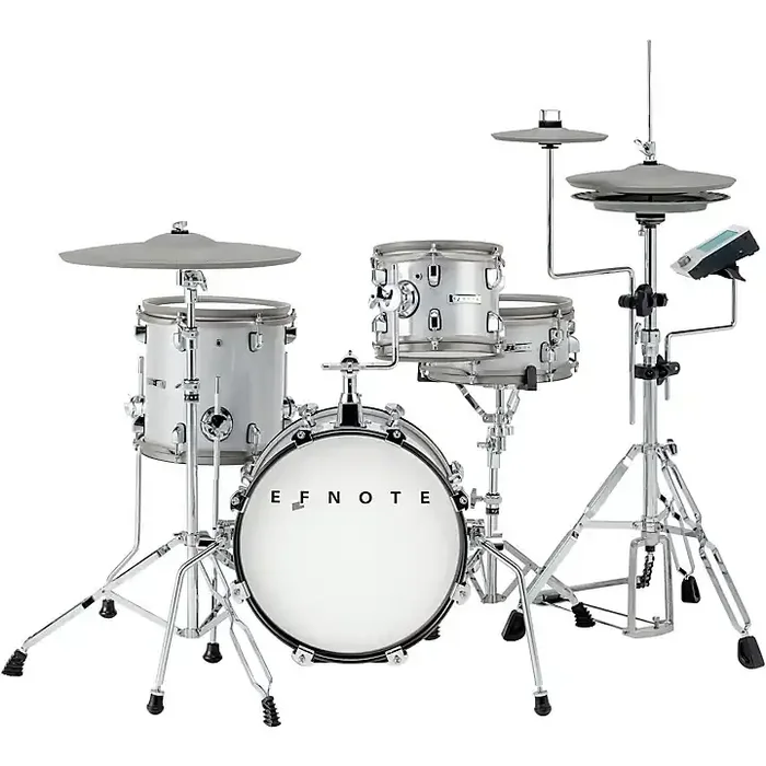 EFNOTE mini Acoustic Designed Electronic Drum Set White Sparkle Guitar Center