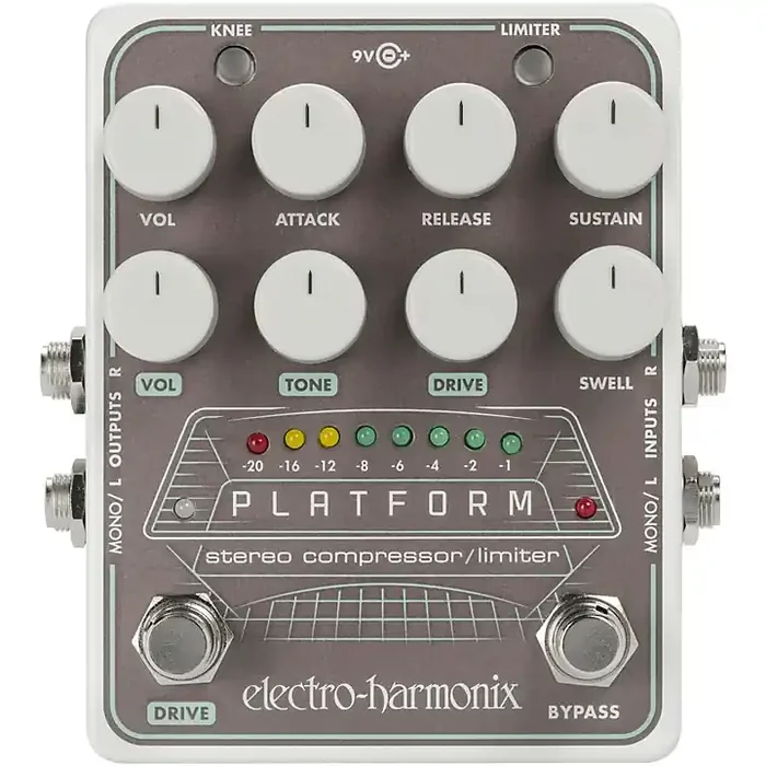 Electro-Harmonix Platform Stereo Compressor/Limiter Pedal Guitar Center