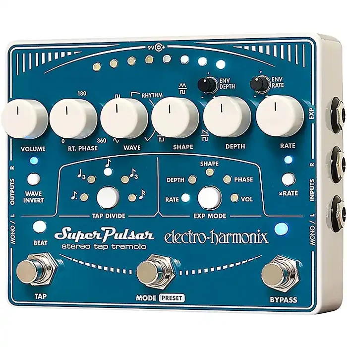 Electro-Harmonix Super Pulsar Tremolo Guitar Effects Pedal Guitar Center