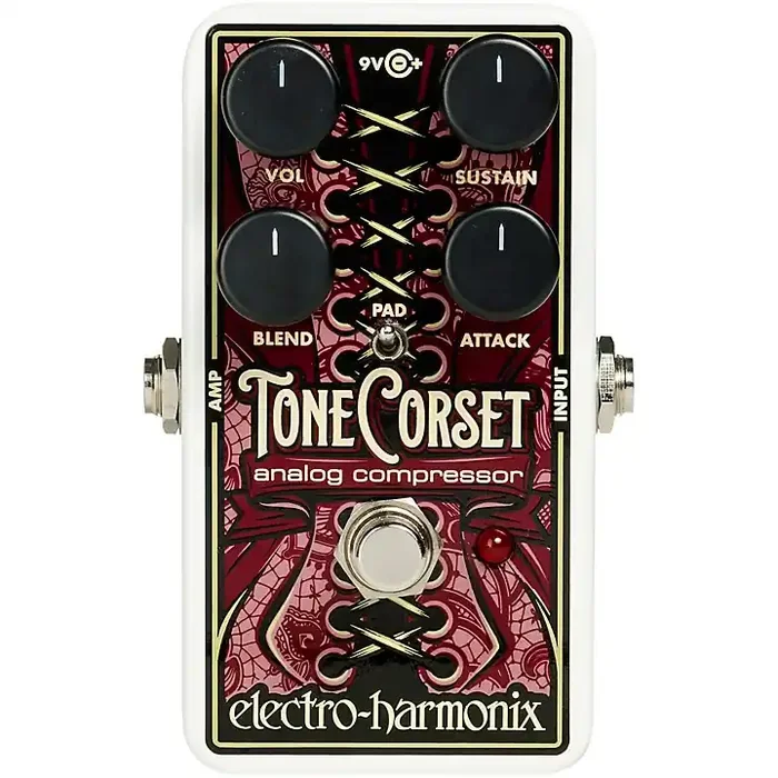 Electro-Harmonix Tone Corset Analog Compressor Effects Pedal Guitar Center