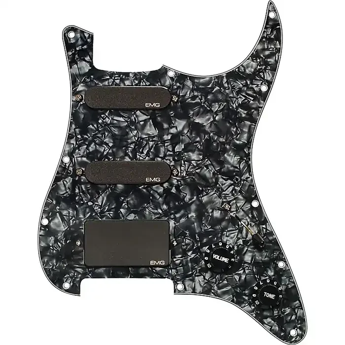 EMG SL20 Steve Lukather Prewired Pickguard/Pickup Set Black Guitar Center