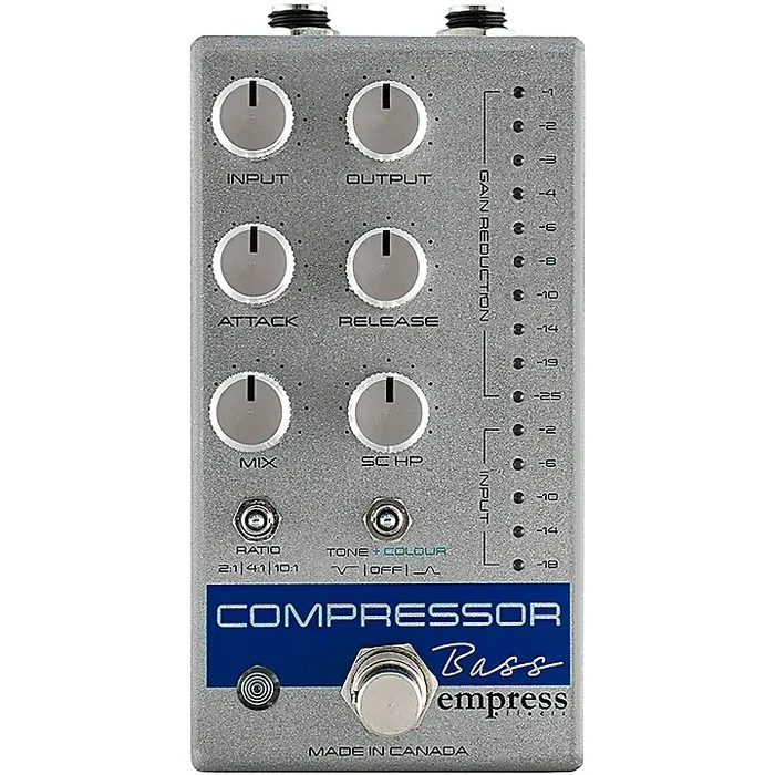 Empress Effects Bass Compressor Pedal Silver