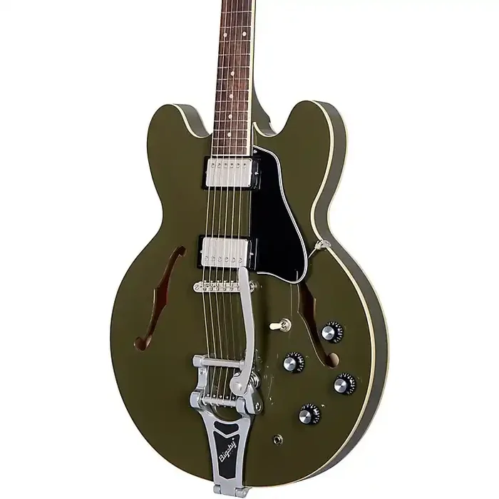 Epiphone ES-335 Bigsby Semi-Hollow Electric Guitar Olive Drab Guitar Center