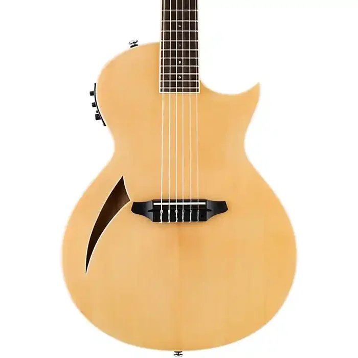 ESP LTD TL-6N Thinline Nylon String Acoustic-Electric Guitar Natural Guitar Center
