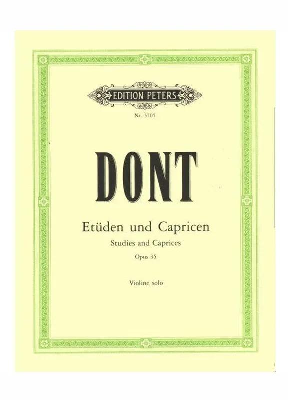 Etudes And Caprices Op 35 Vln