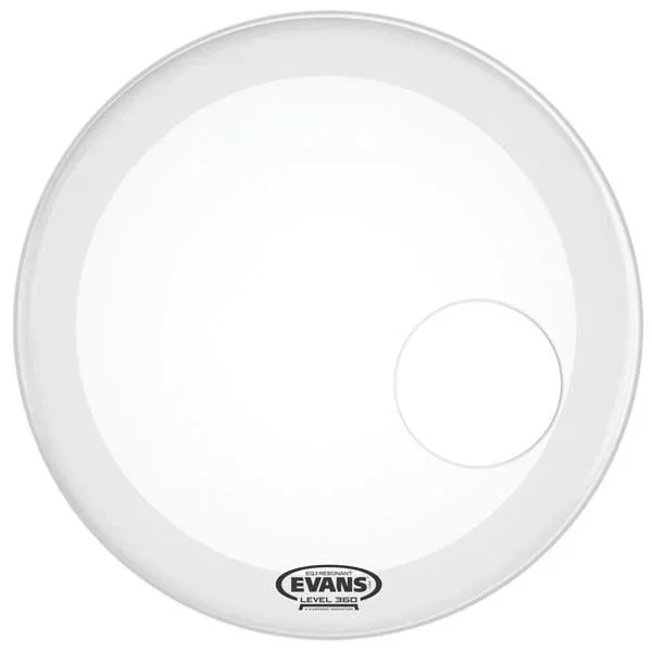 Evans EQ3 Resonant Bass Drum Head | Coated White | 22 Inch