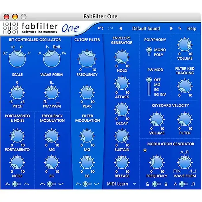 FabFilter One Software Download Guitar Center