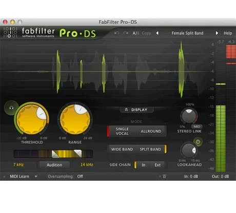 FabFilter Pro-DS Plug-In [Download]– At Large Inc.® Musical Instruments & Pro Audio