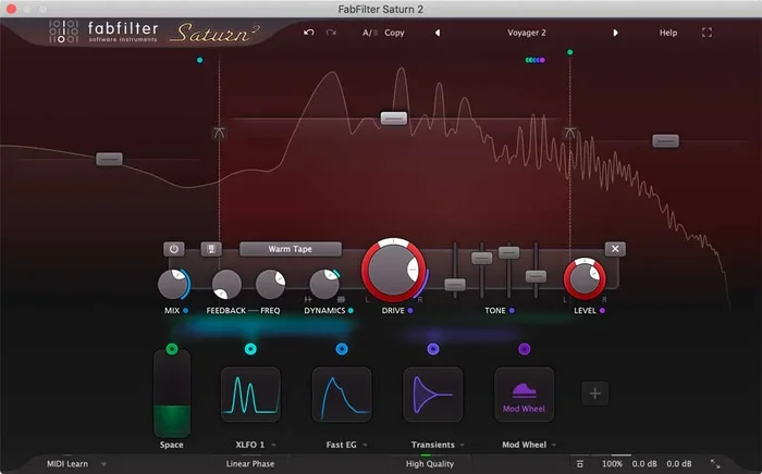 FabFilter Saturn 2 Multi-band Distortion with Visual Mod [Download]– At Large Inc.® Musical Instruments & Pro Audio