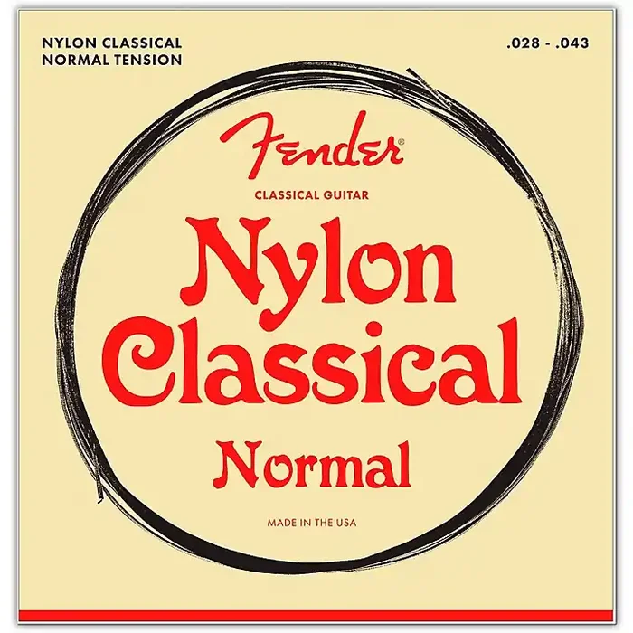 Fender 100 Clear/Silver Nylon Classical Guitar Strings – Tie End Guitar Center