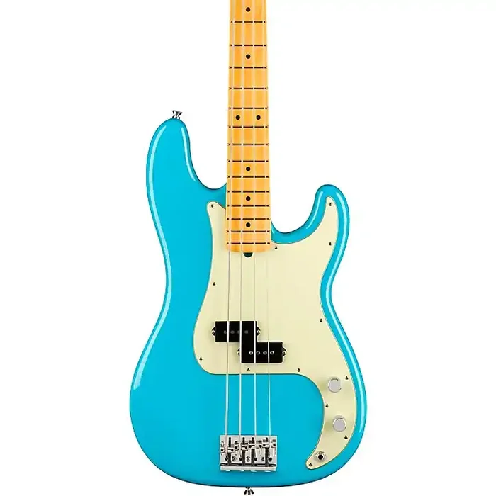 Fender American Professional II Precision Bass Maple Fingerboard Miami Blue Guitar Center