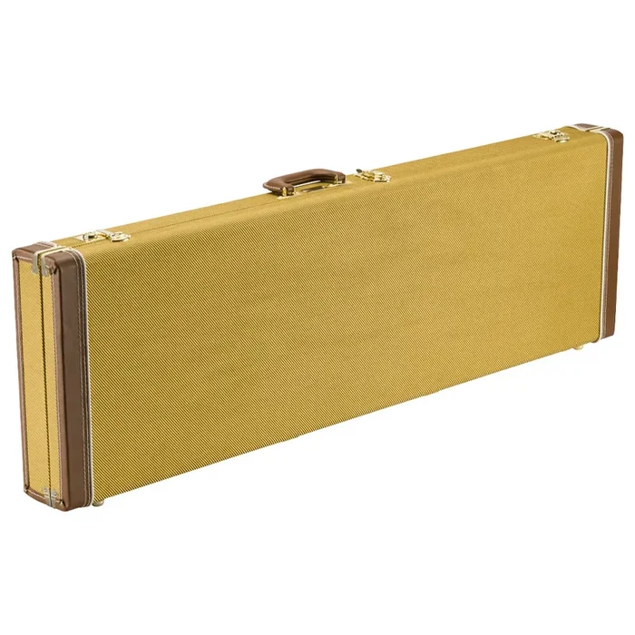 Fender Classic Precision/Jazz Bass Wood Case (Tweed) –