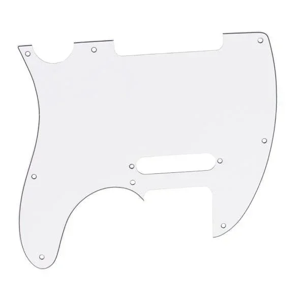 Fender Telecaster Scratch Plate 3-Ply White 8 Screw