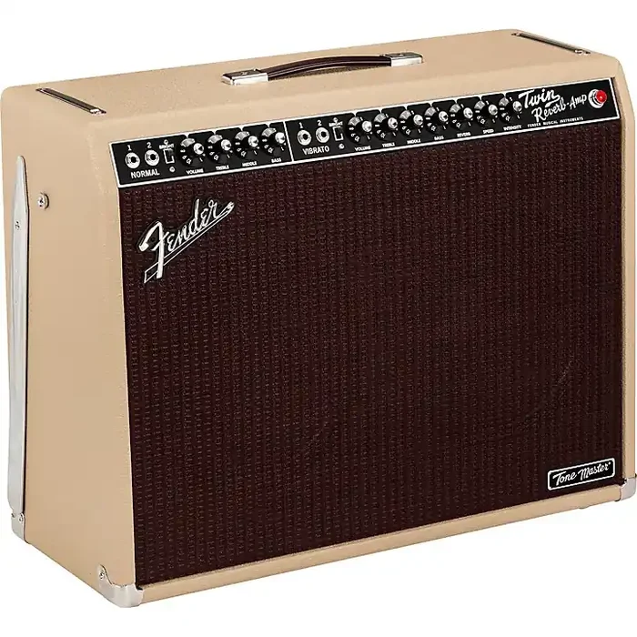 Fender Tone Master Twin Reverb 200W 2×12 Celestion NEO Creamback Amplifier Blonde Guitar Center