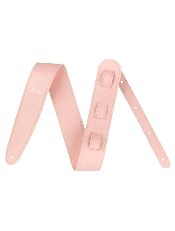 Fender Vegan Leather Strap Shell Pink 2.5″