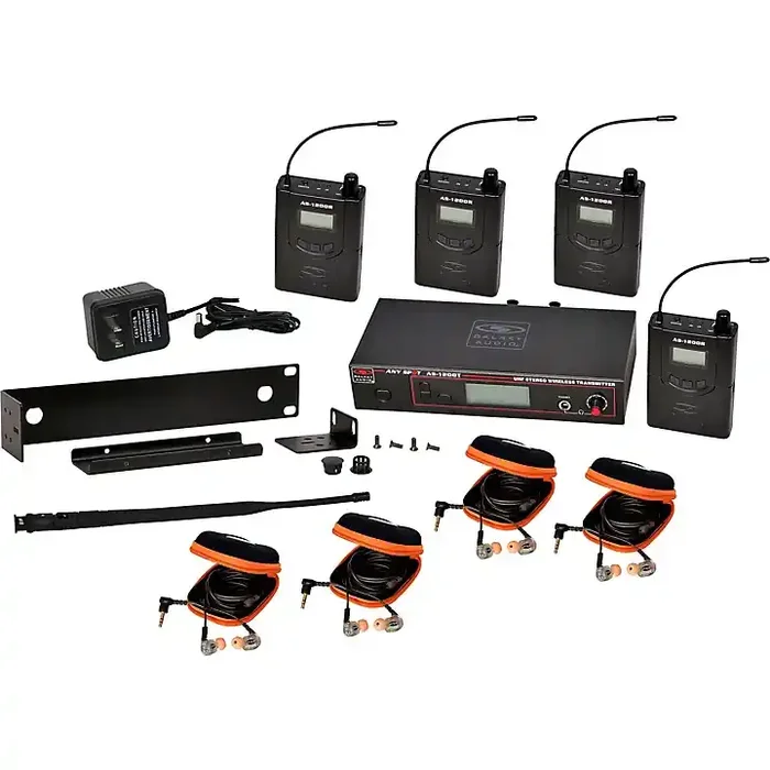 Galaxy Audio 1200 Series Wireless Personal Monitor Band Pack, With EB10 Ear Buds Band N Guitar Center