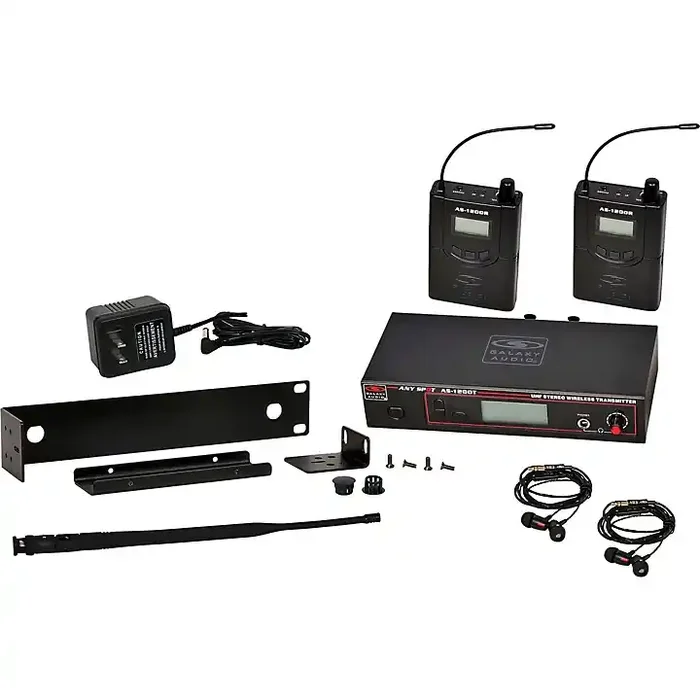 Galaxy Audio 1200 Series Wireless Personal Monitor Twin Pack With EB4 Ear Buds Band D Guitar Center