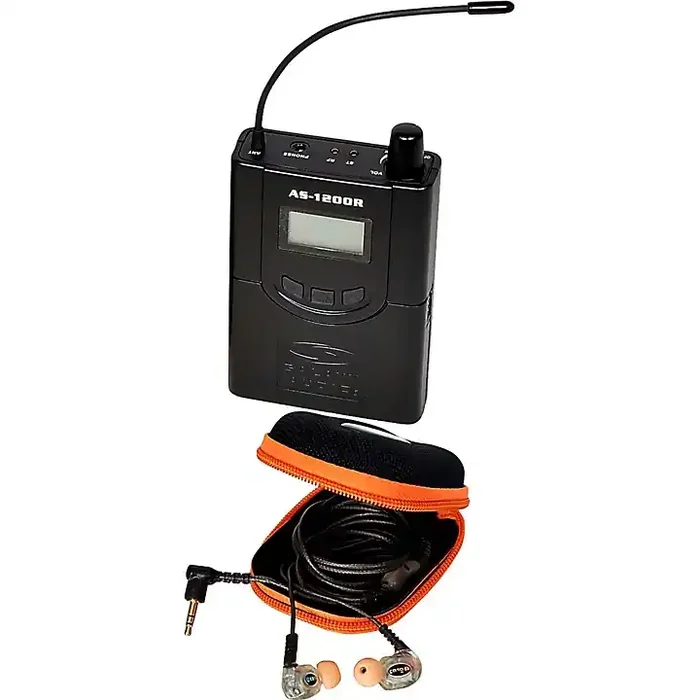 Galaxy Audio 1200 Series WPM Receiver With EB10 Ear Buds Band D Guitar Center