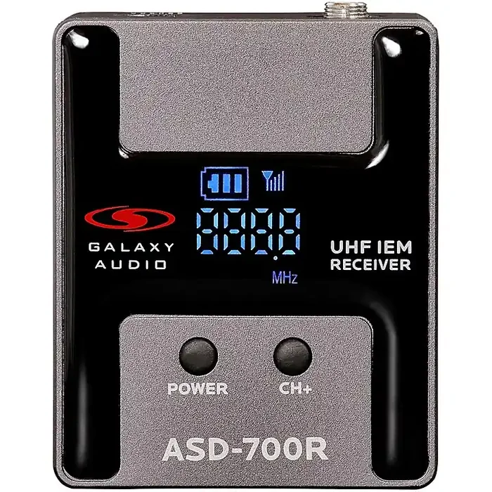 Galaxy Audio ASD-700R Digital UHF IEM Receiver Frequency CODE B6 571-585 MHz Guitar Center