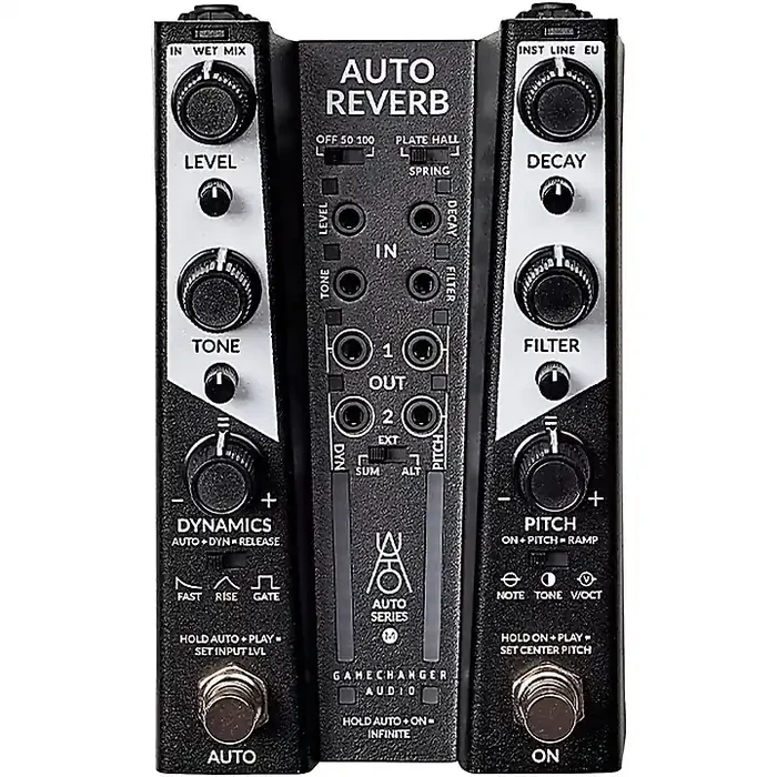 Gamechanger Audio AUTO REVERB Pitch and Dynamics Responsive Reverb Effects Pedal Black Guitar Center