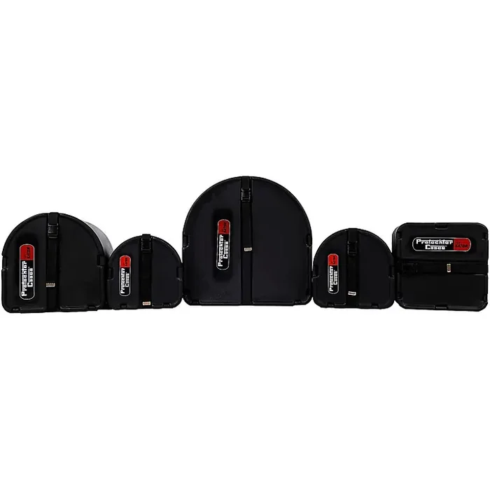 Gator 5-piece Molded Classic Series Drum Case Set Black Guitar Center