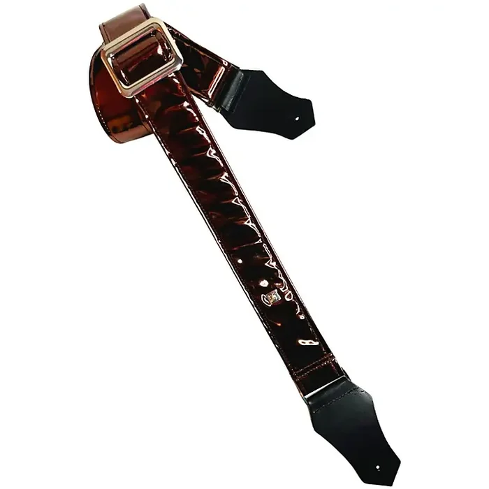 Get‘m Get‘m Badass Mirrored Guitar Strap Chocolate 2 in. Guitar Center
