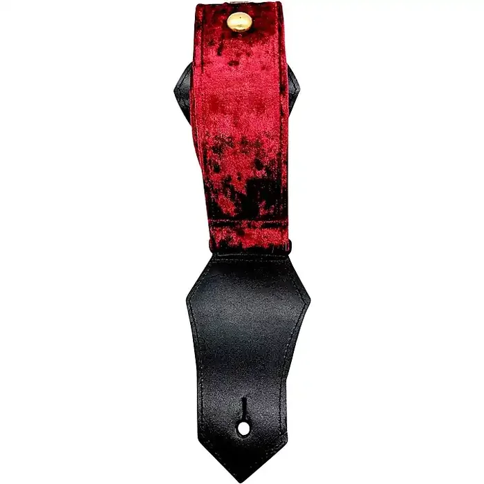 Get‘m Get‘m Rolling Stone Guitar Strap Burgundy Crushed Velvet 2 in. Guitar Center