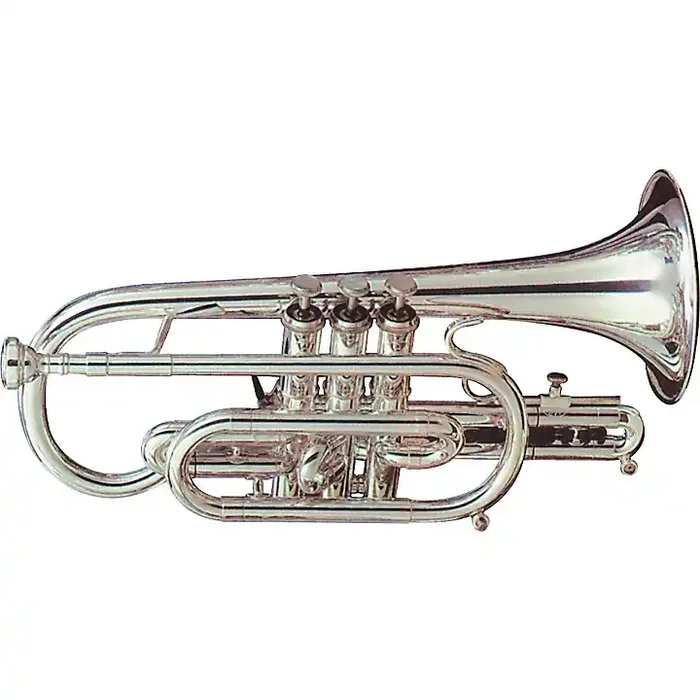 Getzen 580 Capri Series Bb Cornet Silver Guitar Center