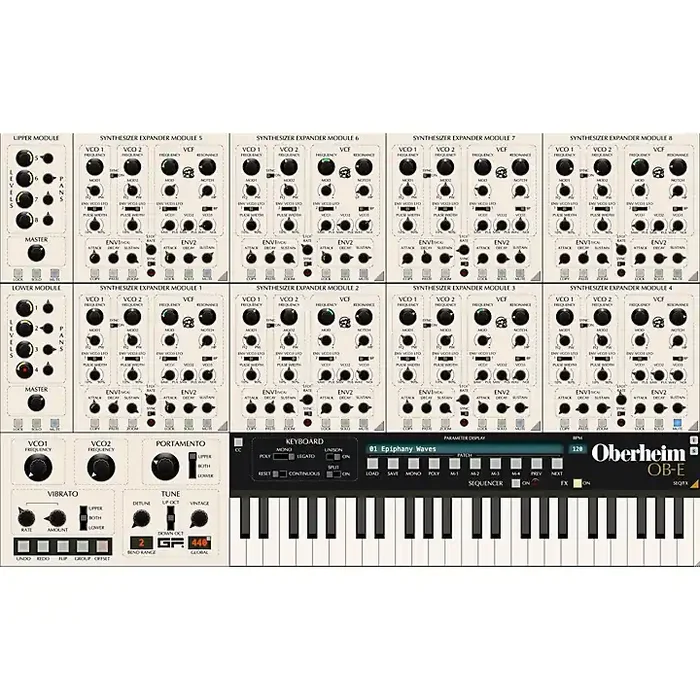 GForce Oberheim OB-E V2 Virtual Analog Synthesizer Plug-in Guitar Center