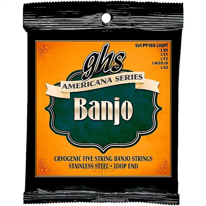 GHS GHS Americana Series Banjo Light Strings (10-LW22JD-10) Guitar Center