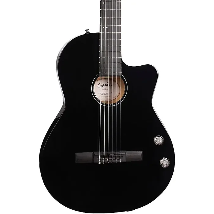 Godin Arena Pro CW Limited-Edition Nylon-String Classical Acoustic-Electric Guitar Onyx Black Guitar Center