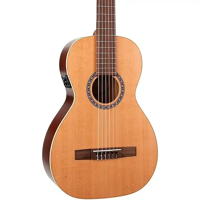Godin Motif Clasica II Nylon String Parlour Classical Electric Guitar Natural Guitar Center