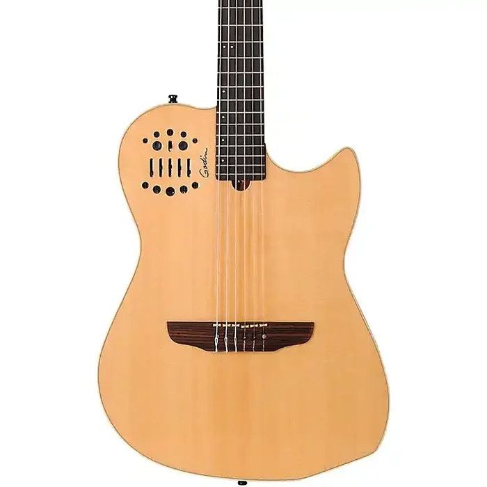 Godin Multiac Nylon-String SA Electric Guitar High Gloss Natural Guitar Center