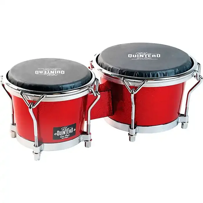 Gon Bops Roberto Quintero Signature Bongos 7 and 8.5 in. Red Sparkle Guitar Center
