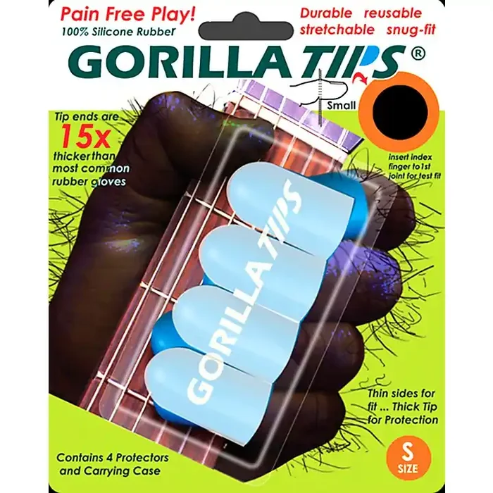 Gorilla Tips Fingertip Protectors Clear Small Guitar Center