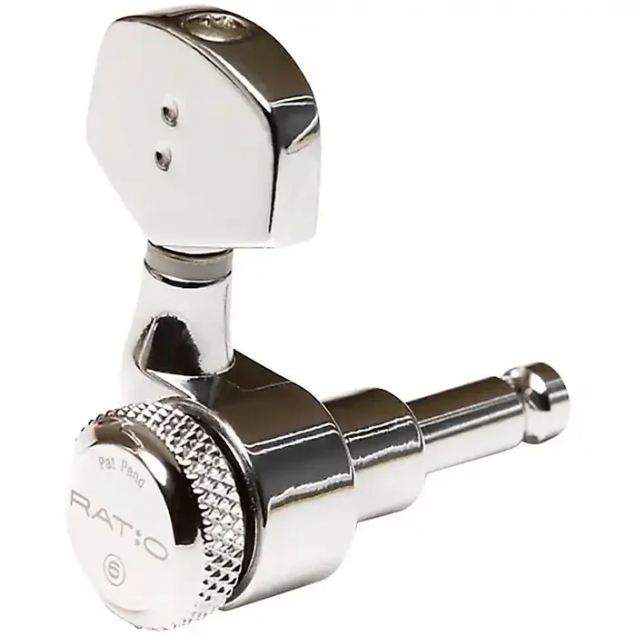 Graph Tech Electric Locking 3+3 Contemporary Tuning Machine Set 2-Pin Chrome Guitar Center
