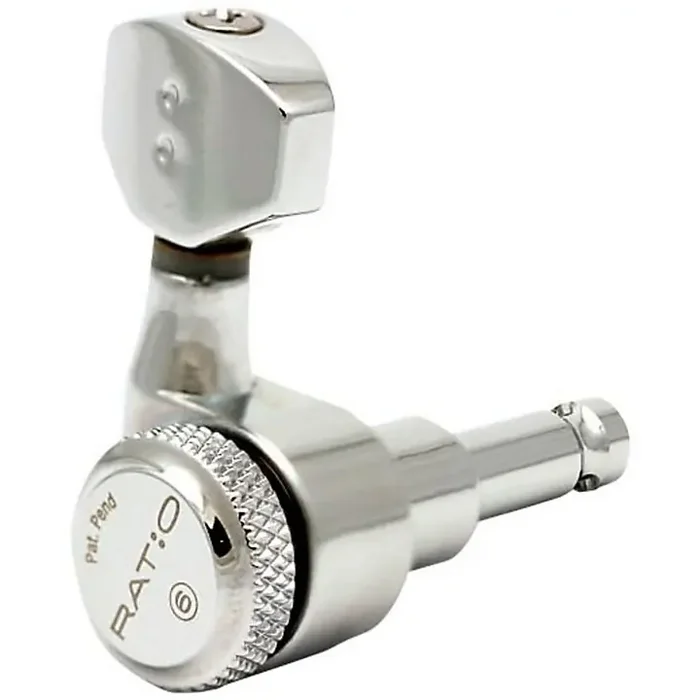 Graph Tech Electric Locking 6-In-Line Contemporary Mini 2 Pin Tuned Machine Heads Chrome Guitar Center