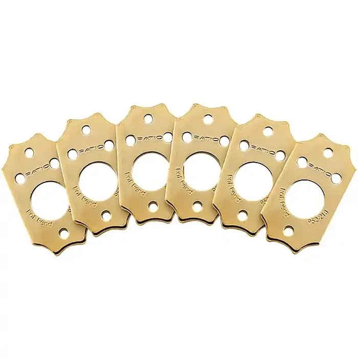 Graph Tech InvisoMatch Plates for Ratio Tuners, Gibson-Style Two-Screw Hole Gold Guitar Center