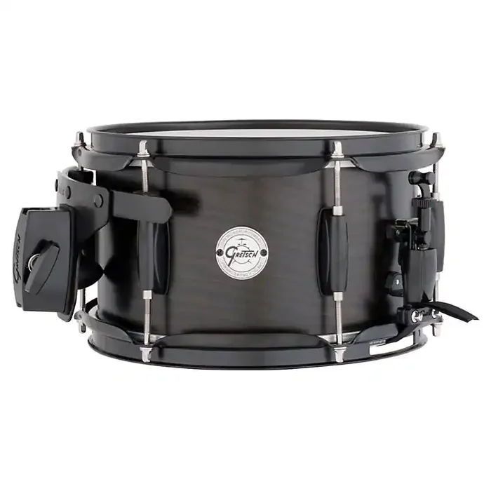 Gretsch Drums Silver Series Ash Side Snare Drum with Black Hardware 10 X 6 Satin Ebony Guitar Center