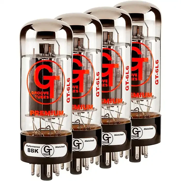 Groove Tubes Gold Series GT-6L6-S Matched Power Tubes Medium (4-7 GT Rating) Quartet Guitar Center