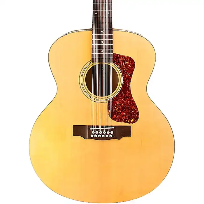 Guild F-2512E Jumbo 12-String Acoustic-Electric Guitar Natural Guitar Center