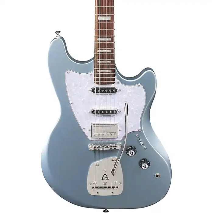 Guild Surfliner Deluxe Solidbody Electric Guitar With Guild Floating Vibrato Tailpiece Glacier Blue Metallic Guitar Center