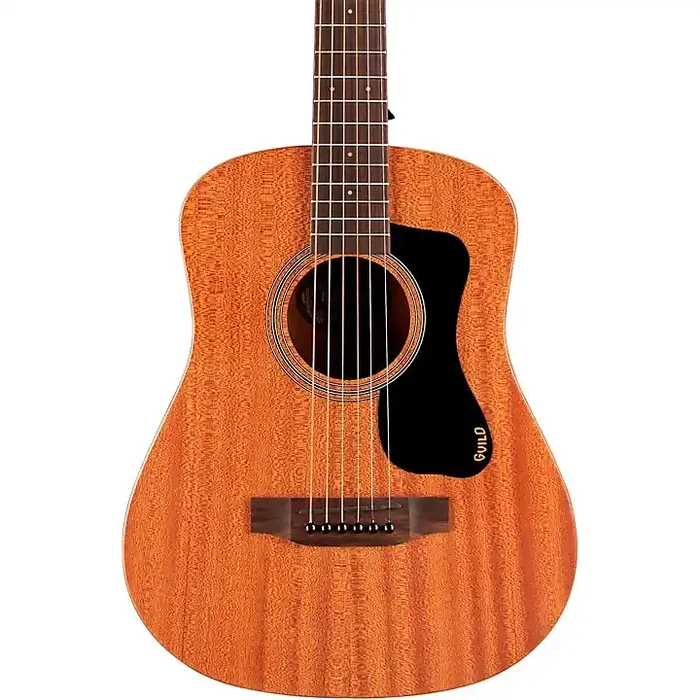 Guild Travel Mahogany Mini Dreadnought Acoustic Guitar Natural Guitar Center
