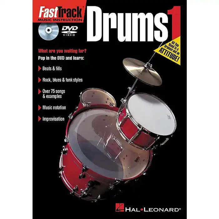 Hal Leonard FastTrack Drums 1 (DVD) Guitar Center