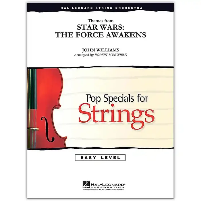 Hal Leonard Themes From Star Wars The Force Awakens Easy Pop Specials For Strings by Level 2-3 by Robert Longfield Guitar Center