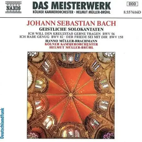 Hanno Muller-Brachmann Sacred Cantatas for Bass – COMPACT DISCS